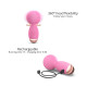 Заказать Розовый мини-wand вибратор Itsy Bitsy Mini Wand Vibrator