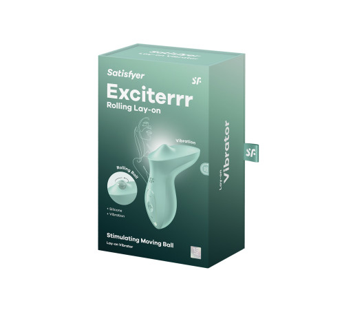 Мятный вибратор с движущимся шариком Exciterrr