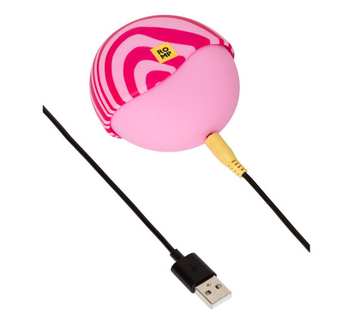 Розовый бесконтактный клиторальный стимулятор Romp Spin