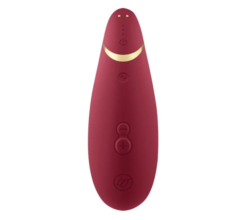 Бордовый клиторальный стимулятор Womanizer Premium 2 Бордовый клиторальный стимулятор Womanizer Premium 2