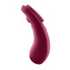 Заказать Бордовый бесшумный вибромассажер в трусики Sexy Secret