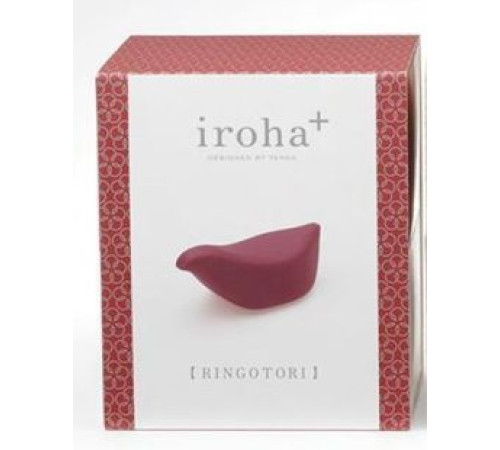 Бордовый клиторальный стимулятор IROHA TORI Бордовый клиторальный стимулятор IROHA TORI