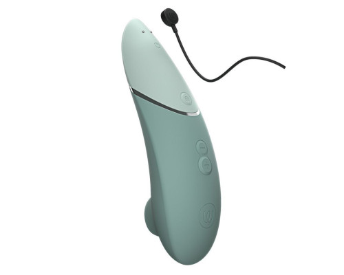 Заказать Зеленый бесконтактный клиторальный стимулятор Womanizer Next