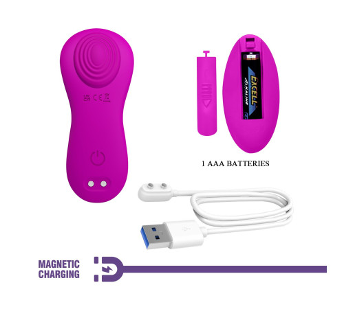 Лиловый вибратор в трусики Romario с пультом ДУ