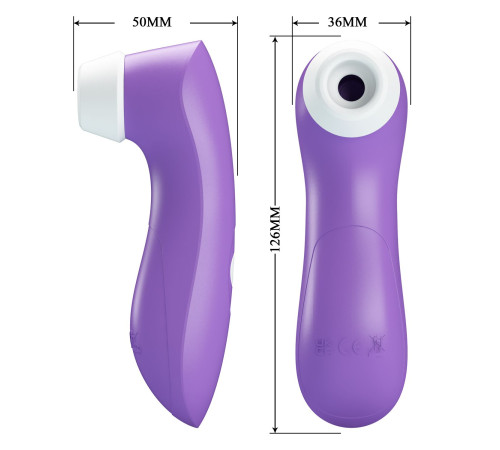 Сиреневый клиторальный стимулятор Breeze