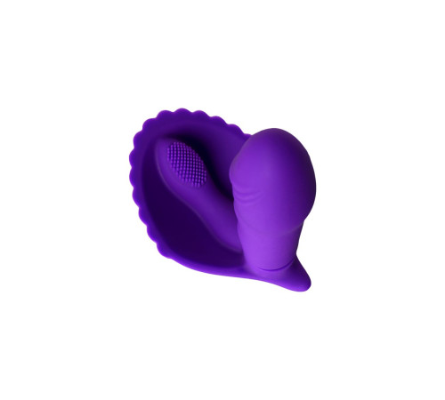 Фиолетовый вибратор для ношения в трусиках