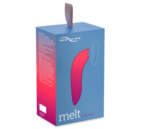 Розовый вакуум-волновой стимулятор клитора We-Vibe Melt