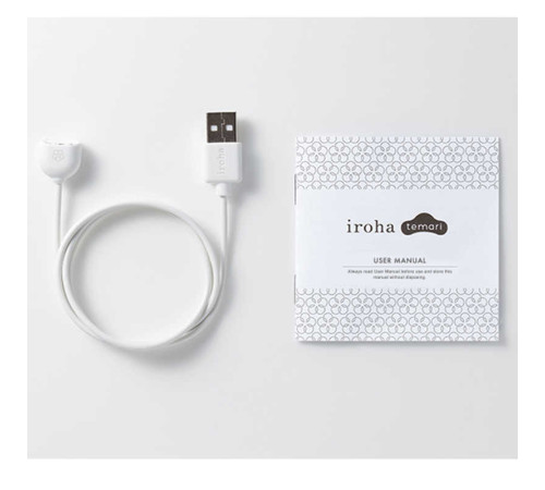 Белый вибромассажёр Temari Kaze