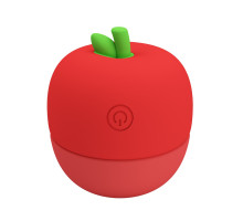 Красный клиторальный стимулятор в форме яблочка Apple Secret
