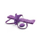 Заказать Фиолетовый пояс с вибровкладкой Ultimate G-Spot Butterfly Strap-On