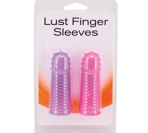 Набор из 2 насадок на пальцы Lust Finger Sleeves