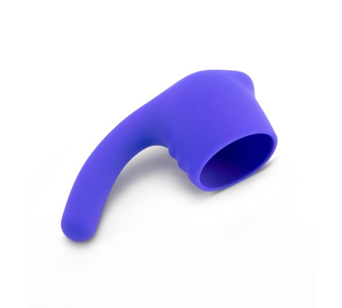 Фиолетовая насадка для wand-вибромассажера Deluxe Silicone G-Spot Wand Attachment