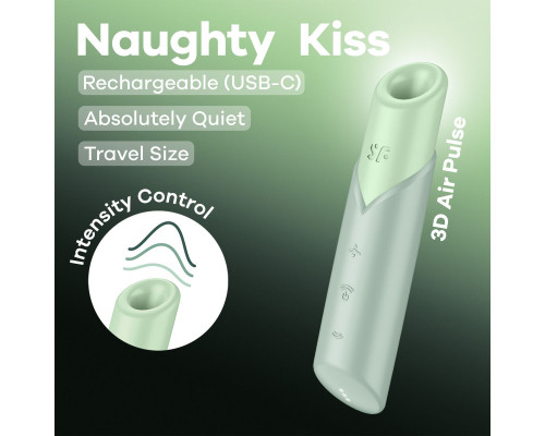 Заказать Зеленый вакуумный стимулятор Naughty Kiss Заказать Зеленый вакуумный стимулятор Naughty Kiss