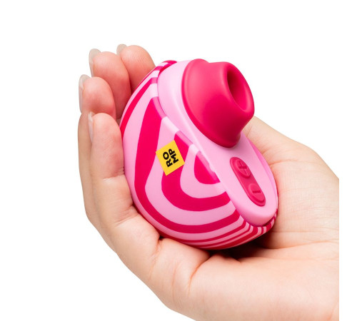 Розовый бесконтактный клиторальный стимулятор Romp Spin