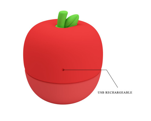 Заказать Красный клиторальный стимулятор в форме яблочка Apple Secret Заказать Красный клиторальный стимулятор в форме яблочка Apple Secret
