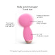 Заказать Розовый мини-wand вибратор Itsy Bitsy Mini Wand Vibrator