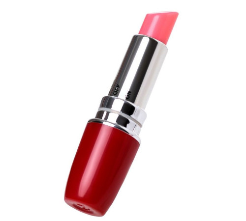 Красный мини-вибратор в форме губной помады Lipstick Vibe