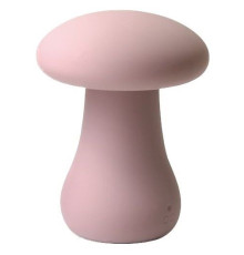 Розовый перезаряжаемый клиторальный стимулятор-грибочек Oyster Mushroom
