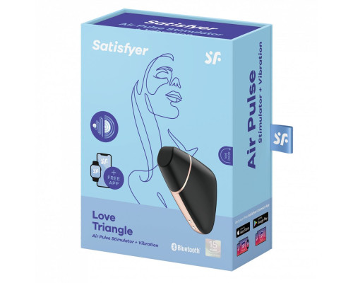 Заказать Черный вакуум-волновой вибростимулятор Satisfyer Love Triangle Заказать Черный вакуум-волновой вибростимулятор Satisfyer Love Triangle