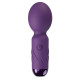 Фиолетовый мини-wand вибратор для стимуляции эрогенных зон