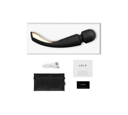 Черный вибромассажёр Lelo Smart Wand 2 Large - 30,4 см. Черный вибромассажёр Lelo Smart Wand 2 Large - 30,4 см.