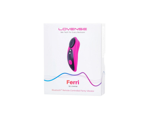 Заказать Розово-черный вибростимулятор в трусики Lovense Ferri Заказать Розово-черный вибростимулятор в трусики Lovense Ferri