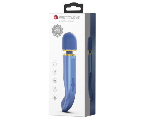 Заказать Синий wand-вибромассажер Colorful Massager - 24 см. Заказать Синий wand-вибромассажер Colorful Massager - 24 см.