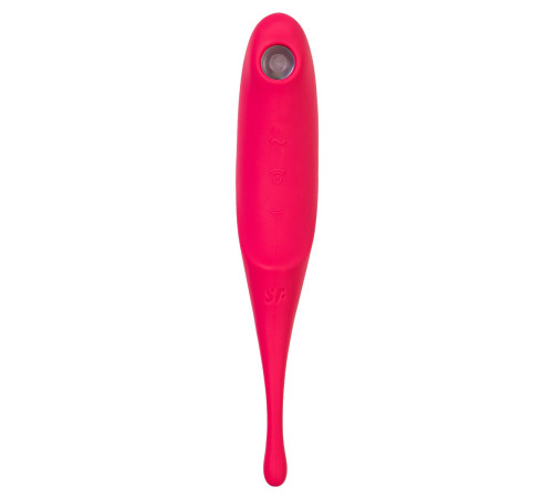 Красный вакуум-волновой стимулятор клитора Satisfyer Twirling Pro Красный вакуум-волновой стимулятор клитора Satisfyer Twirling Pro