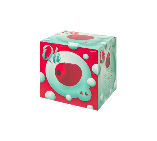 Красный вакуум-волновой стимулятор клитора Birdie