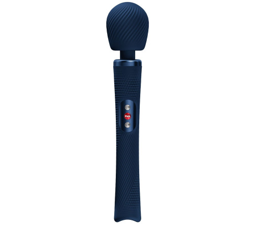 Синий жезловый вибромассажер Vim Vibrating Wand - 31,3 см.