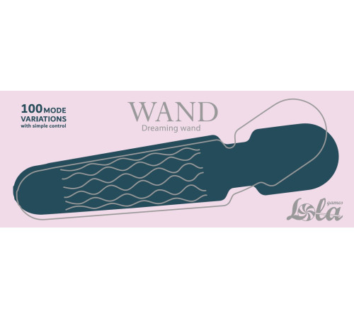 Зеленый жезловый вибромассажер Dreaming Wand - 20 см. Зеленый жезловый вибромассажер Dreaming Wand - 20 см.