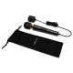 Заказать Черный проводной вибратор Le Wand Petite Vibrating Massager - 25 см.