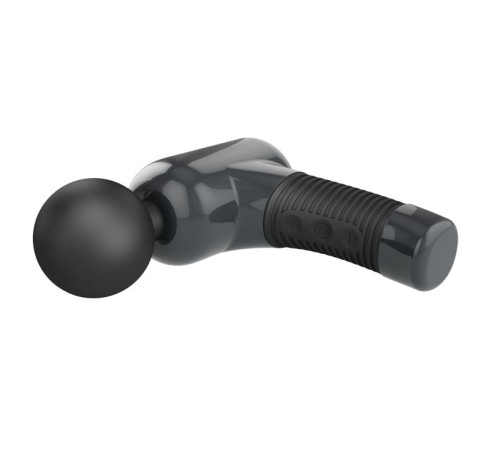 Темно-серый клиторальный вибромассажер Magic Gun - 19,9 см.