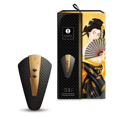 Черный клиторальный вибростимулятор OBI