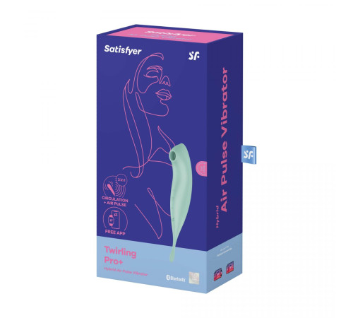 Мятный вибромассажер Twirling Pro+ Мятный вибромассажер Twirling Pro+