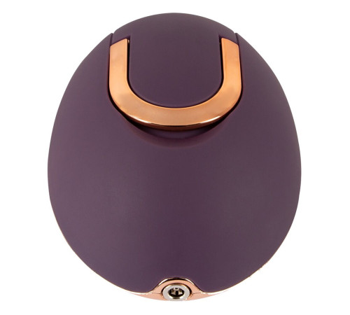 Фиолетовый вращающийся массажёр для вульвы Rotating Vulva Massager