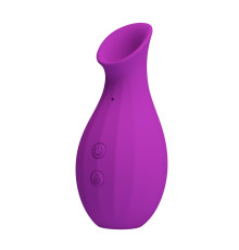 Лиловый клиторальный вакуумный стимулятор Magic Bottle