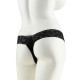 Заказать Трусики с силиконовым вибратором Limited Edition Black размера Plus Size