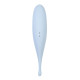 Заказать Голубой вакуум-волновой стимулятор клитора Satisfyer Twirling Pro