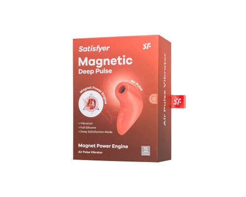 Заказать Оранжевый вакуумный стимулятор Magnetic Deep Pulse