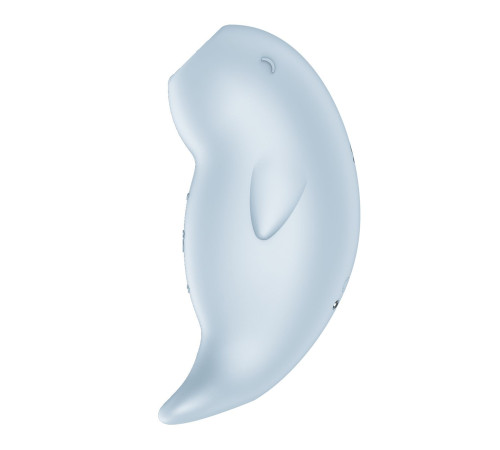 Нежно-голубой вакуумный стимулятор клитора Seal You Soon