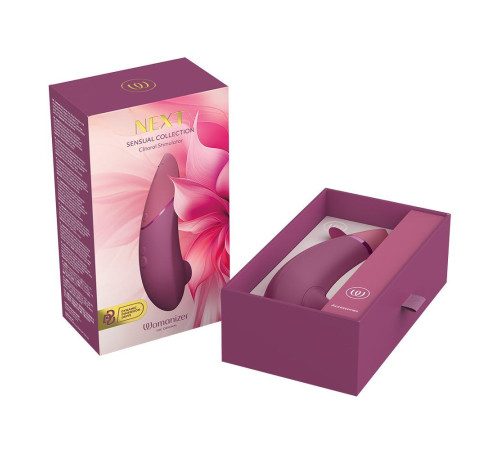 Грязно-розовый бесконтактный клиторальный стимулятор Womanizer Next