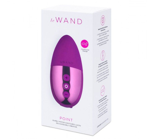 Фиолетовый утяжеленный премиум-вибратор Le Wand Point