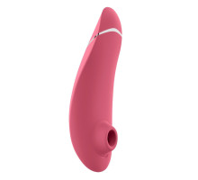 Розовый клиторальный стимулятор Womanizer Premium 2