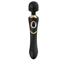 Черный жезловый вибратор MONICA - 24,1 см.