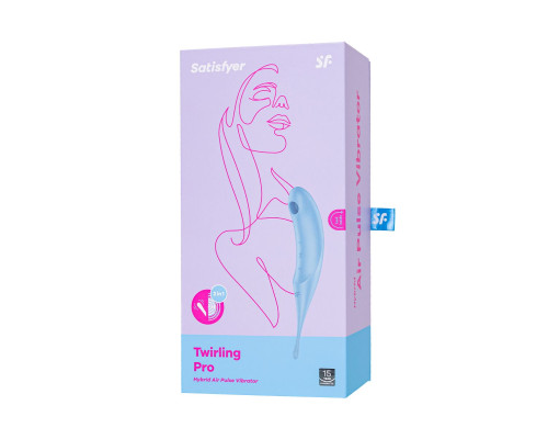 Заказать Голубой вакуум-волновой стимулятор клитора Satisfyer Twirling Pro Заказать Голубой вакуум-волновой стимулятор клитора Satisfyer Twirling Pro