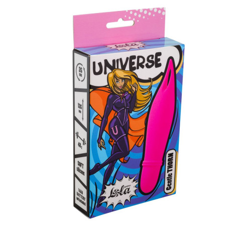 Розовый мини-вибратор Universe Gentle Thorn