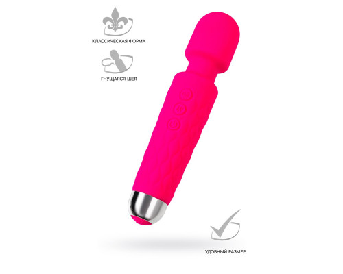 Заказать Розовый жезловый вибратор Peony - 20,5 см. Заказать Розовый жезловый вибратор Peony - 20,5 см.