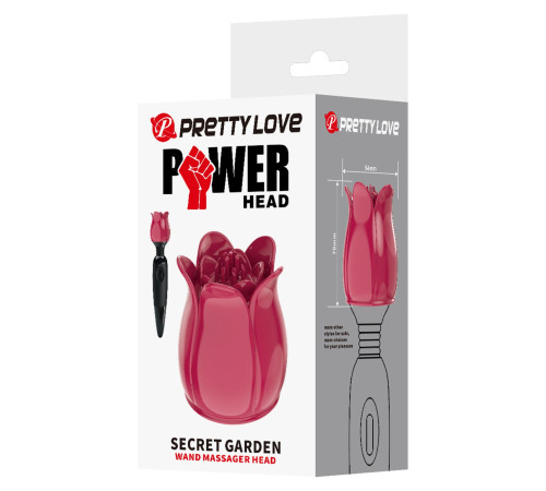 Красная насадка для wand-массажера