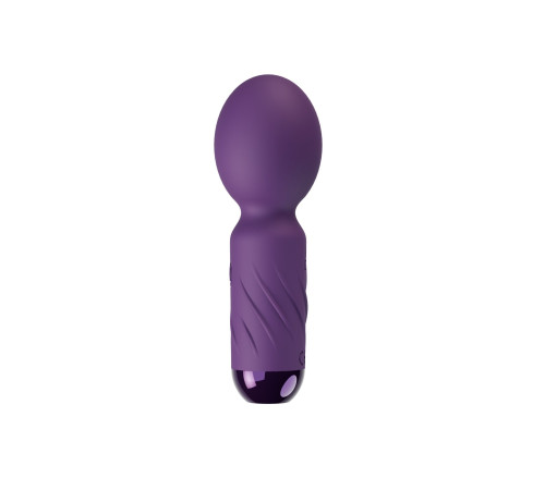 Фиолетовый мини-wand вибратор для стимуляции эрогенных зон